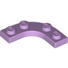 LEGO Lavendel Platte 3 x 3 Gerundet Ecke (68568)