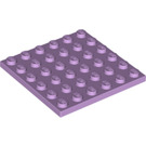 LEGO Lavendel Plaat 6 x 6 (3958)