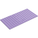 LEGO Lavendel Platte 8 x 16 (92438)