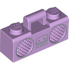 LEGO Lavendel Radio mit Silber trim (97558)