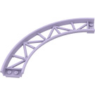 LEGO Lavender Rail 13 x 13 Curved with Edges (25061)