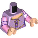 LEGO Lavender Rapunzel Minifig Torso (973 / 76382)