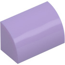 LEGO Lavender Slope 1 x 2 Curved (37352 / 98030)