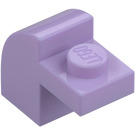 LEGO Lavendel Skråning 1 x 2 x 1.3 Buet med Plate (6091 / 32807)