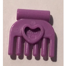 LEGO Lavanda Pequeño Comb con Corazón