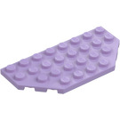 LEGO Lavender Wedge Plate 4 x 8 with Corners (68297)