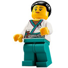 LEGO Lee (Noir Bun Cheveux) Figurine