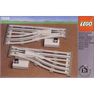 LEGO Left and Right Manual Points with Electric Rails Grey 12V Set 7856