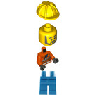 LEGO Lego Brand Store - Konstruktion Worker - Peabody Minifigur