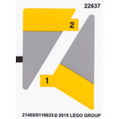 LEGO LEGO Sticker Sheet 1 for Set 60093