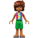 LEGO Leo with Checkered Shirt and Bright Green Shorts Minifigure