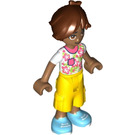 LEGO Leo with Floral Top and Yellow Shorts Minifigure