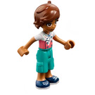 LEGO Leo with White and Coral Shirt Minifigure