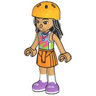 LEGO Liann with Colored Top and Helmet Minifigure