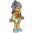 LEGO Liann with Colored Top and Life Jacket Minifigure