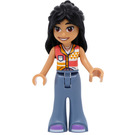LEGO Liann with Coral and Orange Shirt and Flares Minifigure