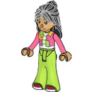 LEGO Liann with Coral Jacket and Green Flares Minifigure