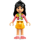 LEGO Liann with Coral Jacket and Orange Shorts Minifigure
