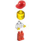 LEGO Lifeguard, Male with Red Legs, Red Cap Minifigure