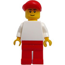 LEGO Lifeguard, Male met Rood Poten, Rood Pet minifiguur