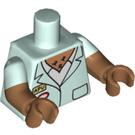 LEGO Aqua clair Apu Nahasapeemapetilon avec Name Tag Minifig Torse (973 / 16360)