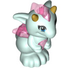 LEGO Aqua clair De bébé Dragon avec Pink (Lula) (33915)