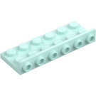 LEGO Aguamarina claro Soporte 2 x 6 con 1 x 6 Arriba (64570)