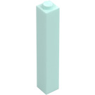 LEGO Light Aqua Brick 1 x 1 x 5 with Solid Stud (2453)