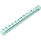 LEGO Light Aqua Brick 1 x 14 with Channel (4217)