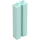 LEGO Licht aqua Steen 1 x 2 x 5 met groef (88393)