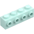 LEGO Helles Aqua Stein 1 x 4 mit 4 Noppen auf Ein(e) Seite (30414)