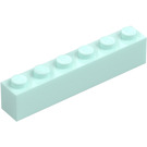 LEGO Světlá aqua Kostka 1 x 6 (3009 / 30611)