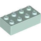 LEGO Licht Aqua Steen 2 x 4 (3001 / 72841)