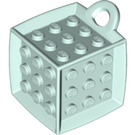 LEGO Light Aqua Cube 3 x 3 x 3 with Ring (69182)