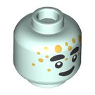LEGO Light Aqua Dreamling Minifigure Head (Recessed Solid Stud) (3274 / 102980)