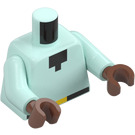 LEGO Light Aqua Efe Minifig Torso (973 / 76382)