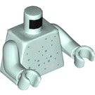 LEGO Aqua clair Guy diamant Minifig Torse (973 / 76382)