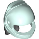LEGO Light Aqua Helmet with Black Ponytail (36293)