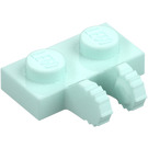 LEGO Helles Aqua Scharnier Platte 1 x 2 Verriegelt mit Dual Finger (50340 / 60471)