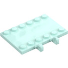 LEGO Vaalea vedensininen Sarana Levy 4 x 6 (65133)