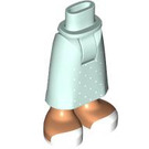 LEGO Light Aqua Hip with Medium Skirt with White Shoes (59794)