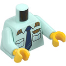 LEGO Light Aqua Minifig Torso (973 / 76382)