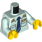 LEGO Aqua clair Minifig Torse (973 / 76382)