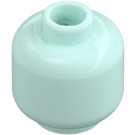 LEGO Light Aqua Minifigure Head (Recessed Solid Stud) (3274 / 3626)