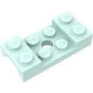 LEGO Helles Aqua Kotflügel Platte 2 x 4 mit Arches mit Loch (60212)