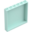 LEGO Lys aqua Panel 1 x 6 x 5 (35286 / 59349)