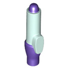 LEGO Licht Aqua Pen met Dark Purple Tip (35809)
