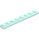 LEGO Helles Aqua Platte 1 x 8 (3460)