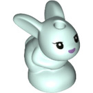 LEGO Light Aqua Rabbit Baby with Metallic Medium Lavender Nose (78466 / 78469)
