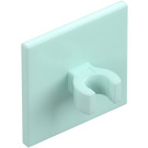 LEGO Light Aqua Roadsign Clip-on 2 x 2 Square with Open 'O' Clip (15210 / 65673)